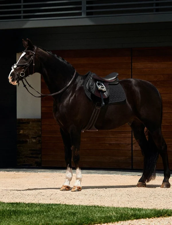 Weatherbeeta Suede Elite Air-Tec Jump Shaped Saddle Pad