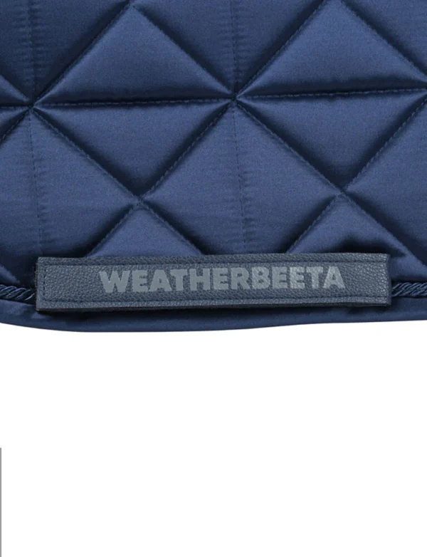 equineworldstore (79) WEATHERBEETA Satin Luxe Air-Tec Euro Jump Shaped Saddle Pad