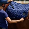 equineworldstore (80) WEATHERBEETA Satin Luxe Air-Tec Euro Jump Shaped Saddle Pad